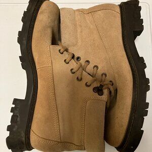 Naturalizer Women's Boots Water Repellent Genuine Leather Size 8.5 Like New